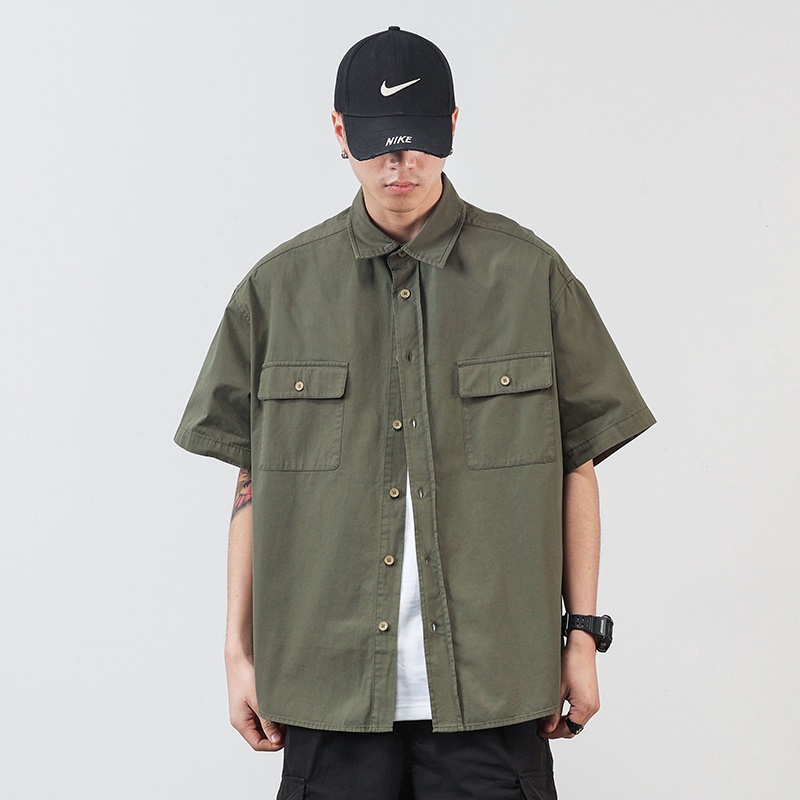 Kolbinli Binli Áo Thun Polo Tay Ngắn Dáng Rộng Phong Cách Nhật Bản Thời Trang Mùa Hè Dành Cho Thanh Thiếu Niên