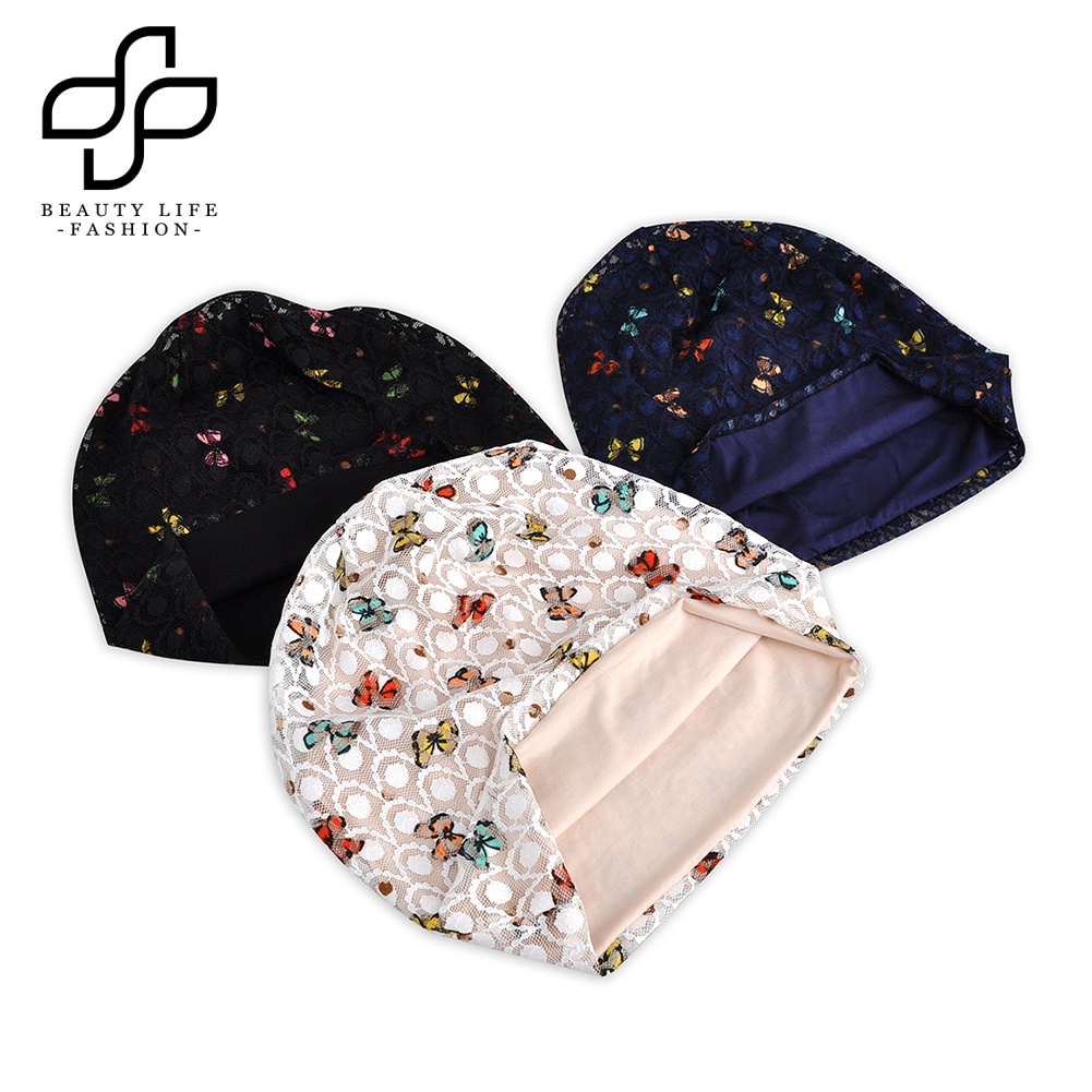 Mũ Lưới Trùm Đầu Họa Tiết Bươm Bướm Nhiều Màu Sắc Thời Trang Mùa Hè Cho Mẹ Bầu