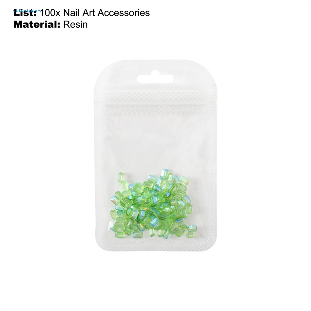 Túi Đựng Đồ Dùng Cao Cấp Tiện Dụng| Bộ 100 Phụ Kiện Trang Trí Móng Tay 3D Bằng Nhựa Resin Chống Thấm Nước