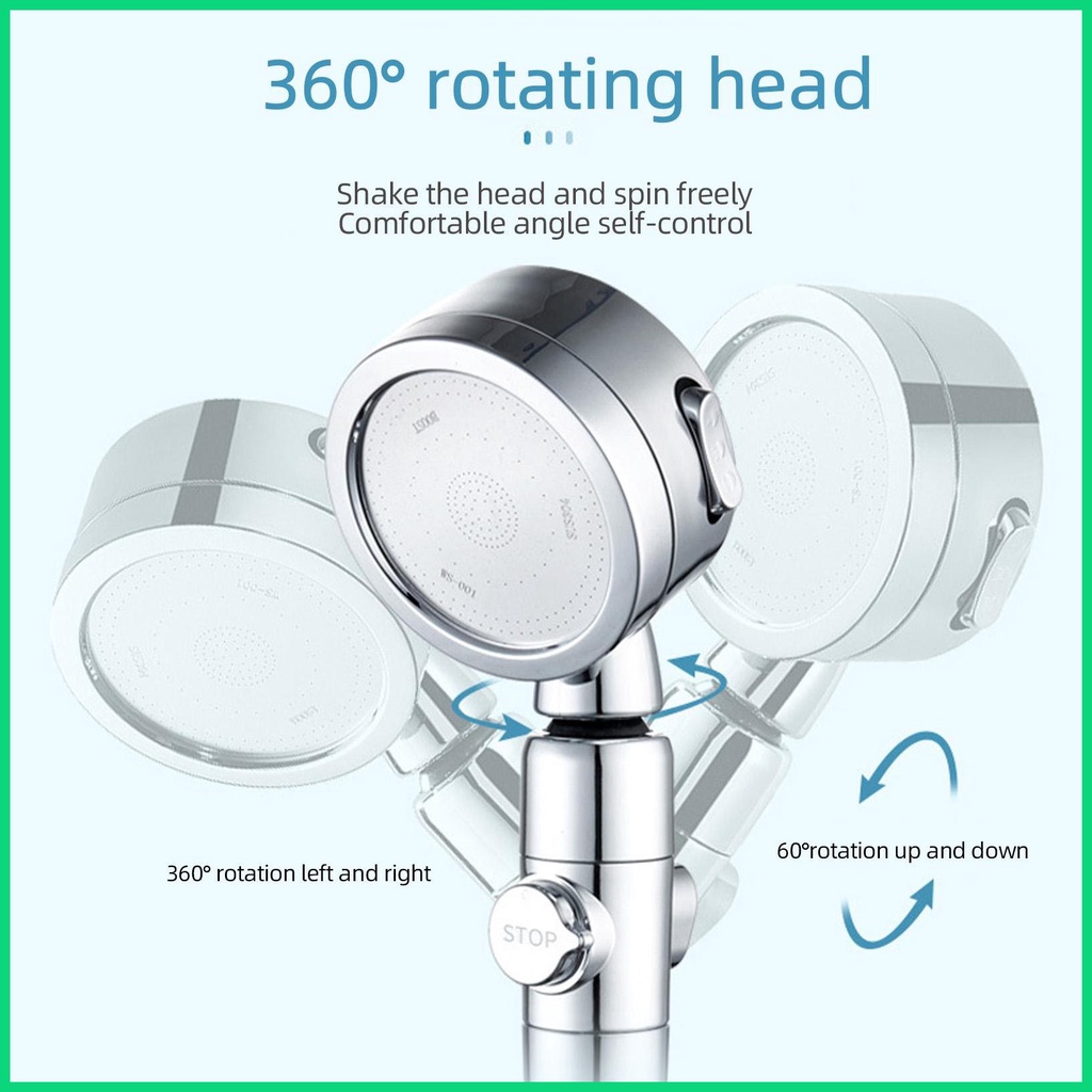 Đầu Vòi Hoa Sen Áp Suất Cao Có Bộ Lọc Nước Thông Dụng Cho jiwvn Jwvn