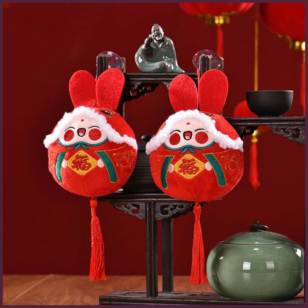 Phụ Kiện Treo Trang Trí Năm Mới 2023 Hình Chú Thỏ Đáng Yêu