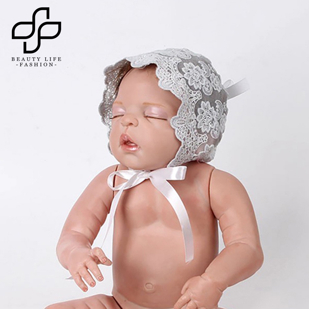 Nón Cotton Phối Ren Xinh Xắn Dành Cho Bé Trai Và Bé Gái