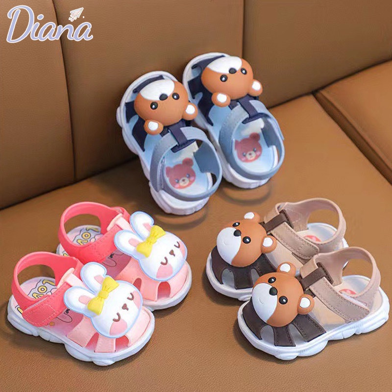 Xăng đan Bằng Nhựa Mềm Chống Trượt Hình Hoạt Hình Dễ Thương Dành Cho Em Bé Sơ Sinh Và Trẻ Mới Biết Đi