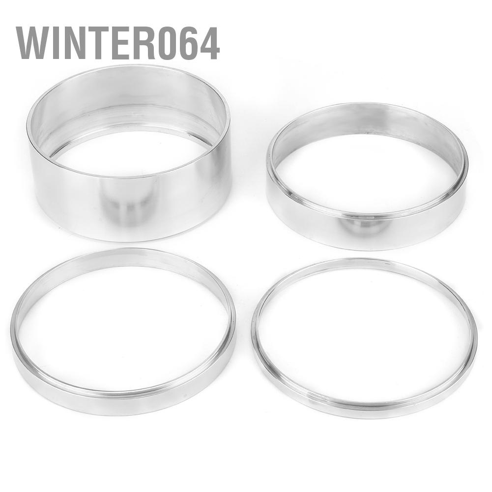 Winter064 Phụ kiện thay thế miếng đệm làm sạch không khí bằng nhôm cho carbs với lỗ mở 5 1/8in