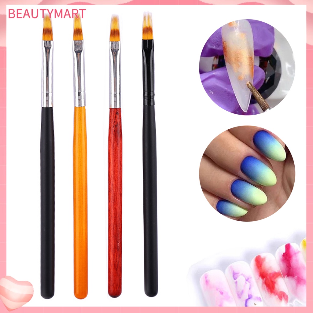 Cọ Cán Gỗ Nối Dài Móng Tay Chuyên Nghiệp