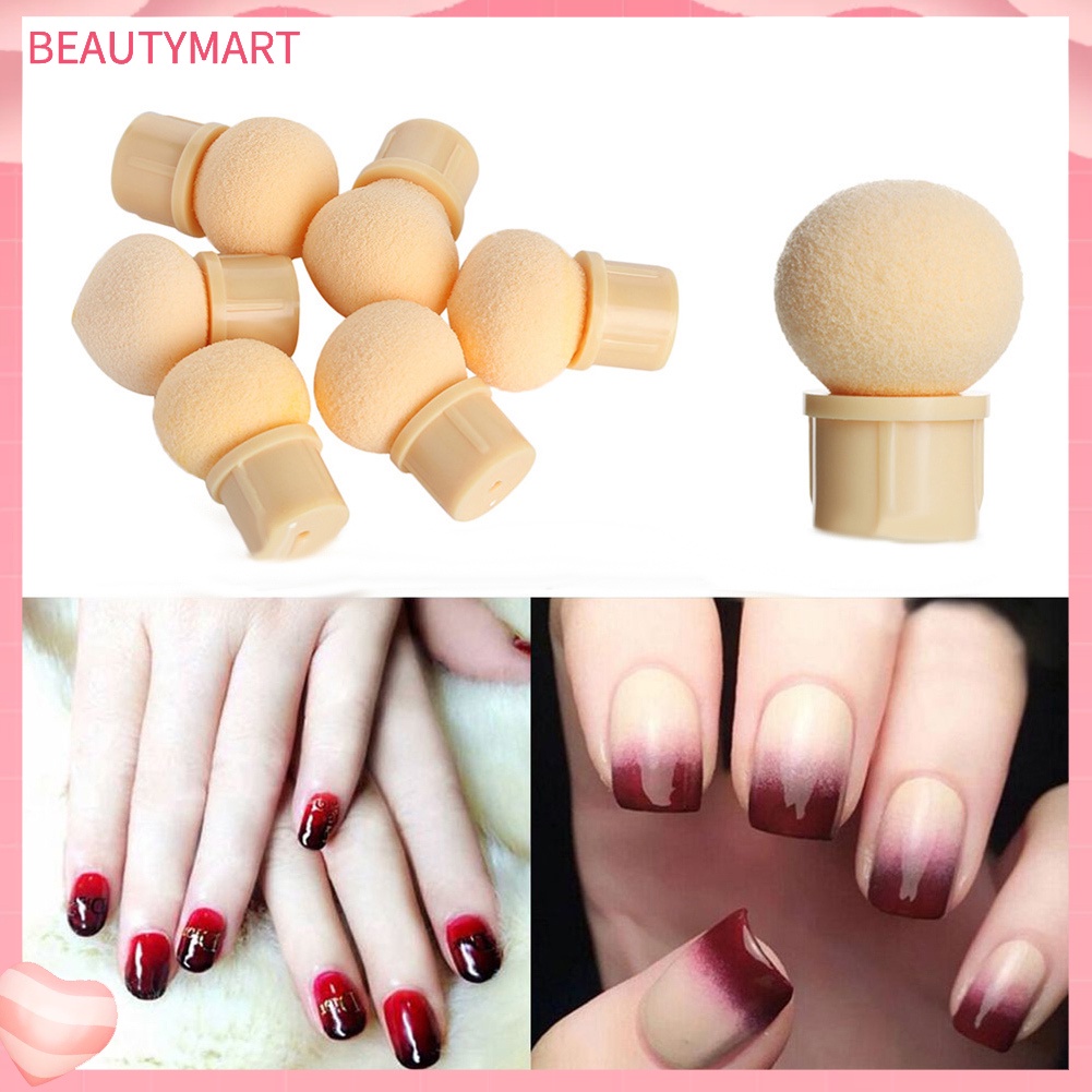 Set 6 Đầu Mút Xốp Mềm Thay Thế Chuyên Dụng Cho Bút Vẽ Móng