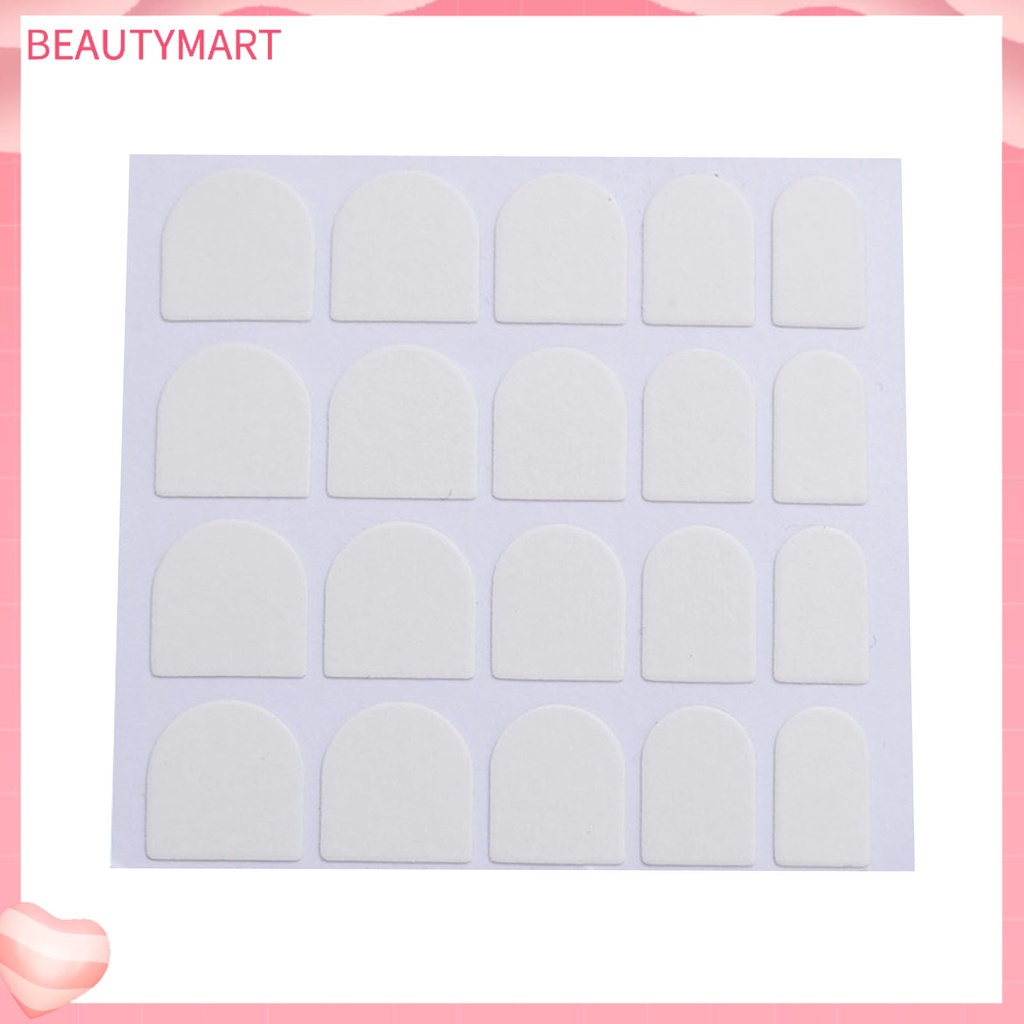 Tấm 20 Miếng Dán Móng Tay Giả Hai Mặt Độ Dính Cao Tiện Lợi Dành Cho Nữ