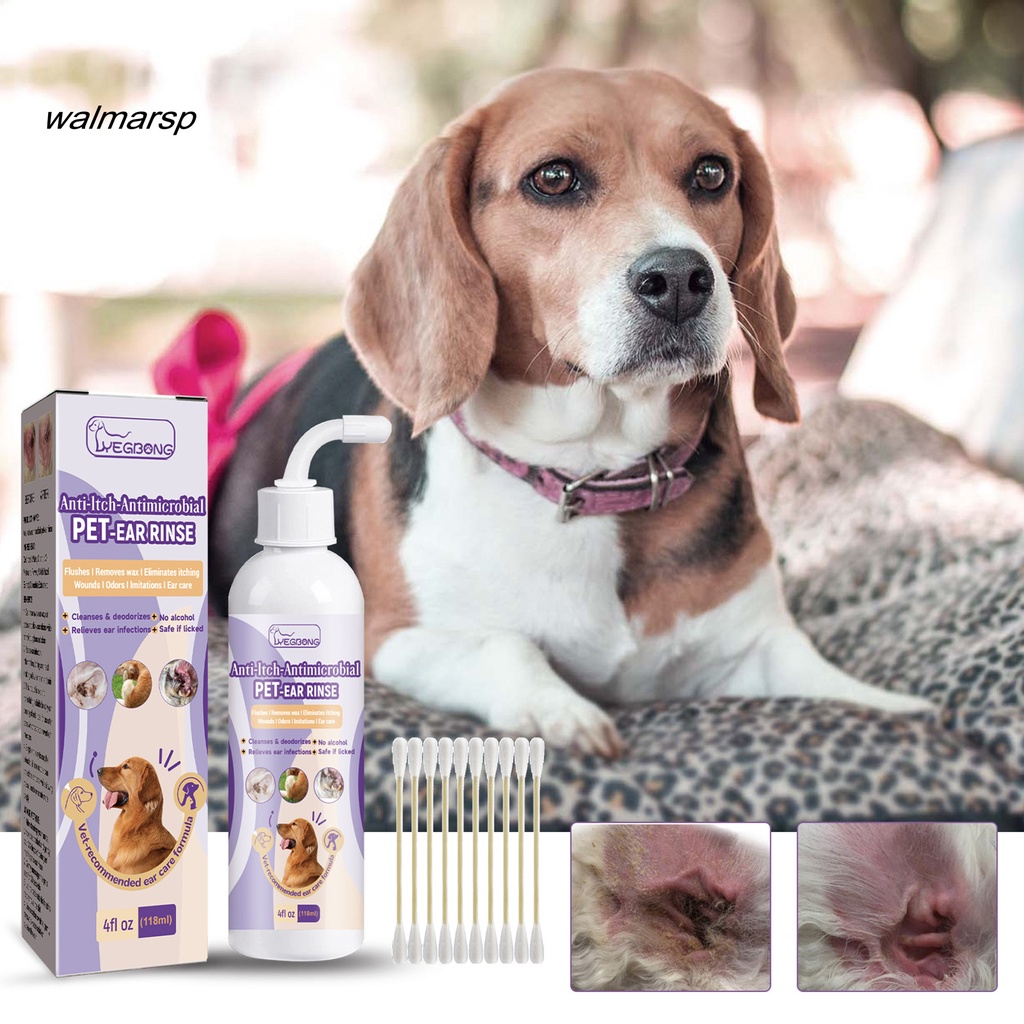 1 Bộ Sáp Vệ Sinh Tai 118ML Thành Phần Tự Nhiên Dịu Nhẹ Cho Thú Cưng