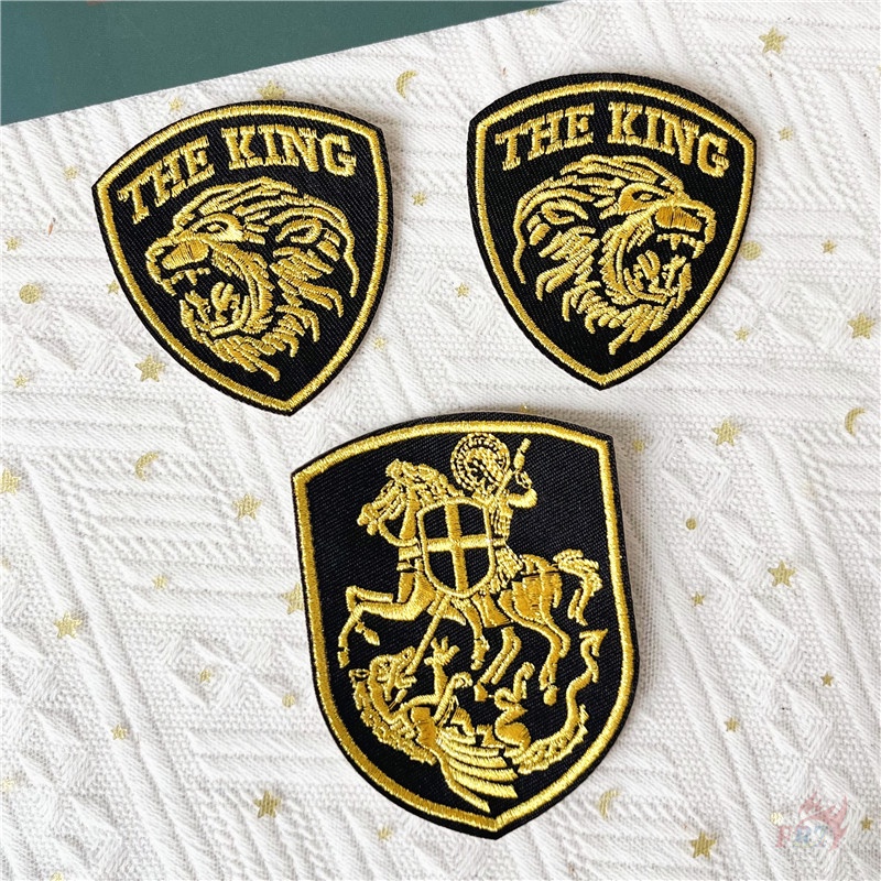♥ Sticker Ủi Thêu Hình Rồng / Phượng Hoàng / Kylin / Chim Hạc ♥ 1 Miếng Dán Ủi Quần Áo Hình Nghệ Thuật