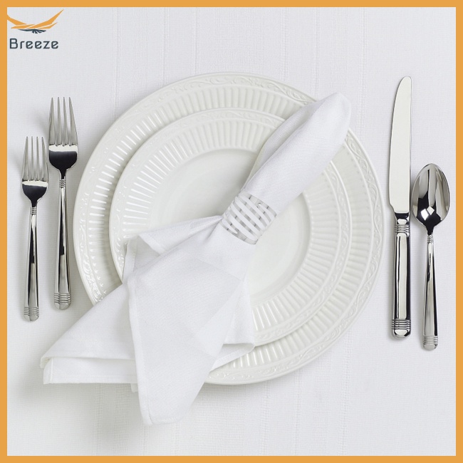 Set 12 Giá Đỡ Khăn Ăn Khoét Lỗ Dùng Trang Trí Tiệc Cưới / Lễ Tạ Ơn / Giáng Sinh