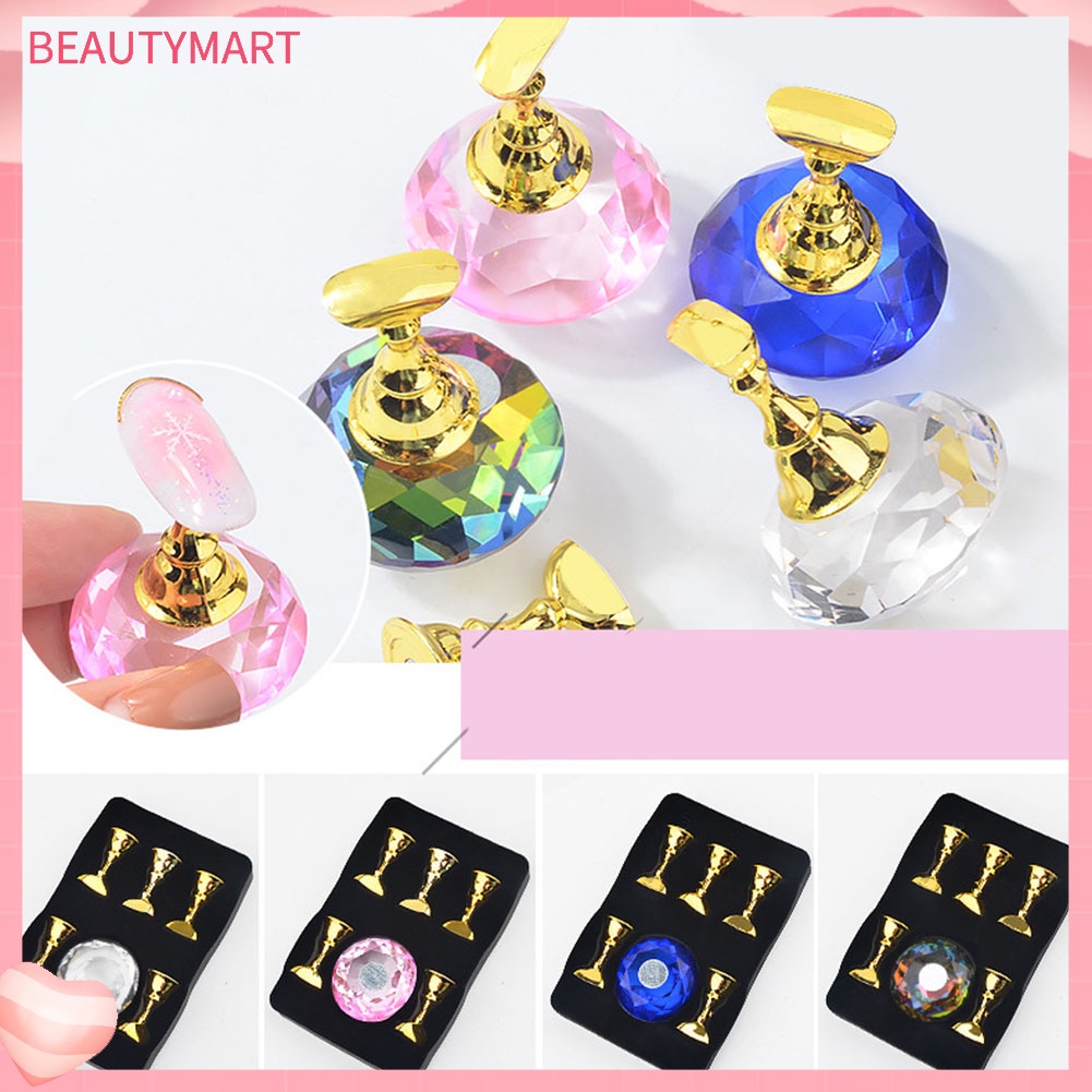 Bộ 5 Giá Đỡ Móng Tay Giả Dùng Luyện Tập Sơn Gel UV