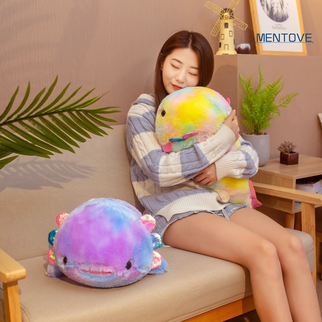 Đồ chơi nhồi bông Hình Động Vật Biển Màu Sắc Cầu Vồng 40 / 55cm