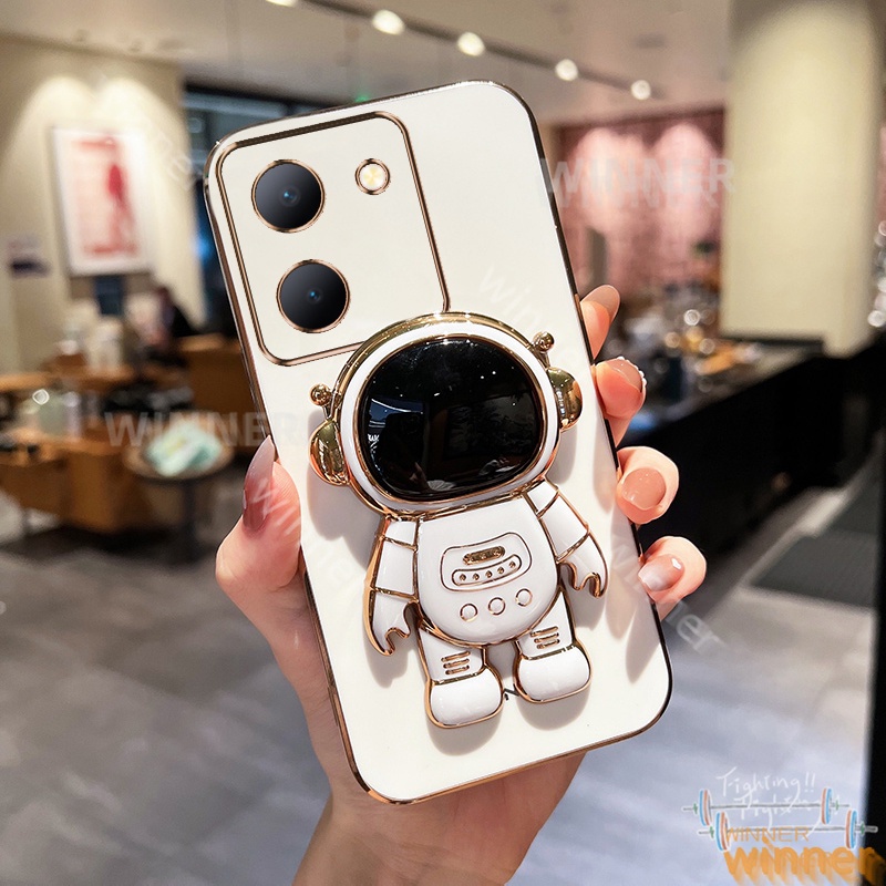 Ốp Lưng vivo Y36 Y78 Y35 Y02 Y02A Y02S Y15S Y15A Y01 Y22 Y22S Ốp Điện Thoại In Hình Phi Hành Gia 1 Cho