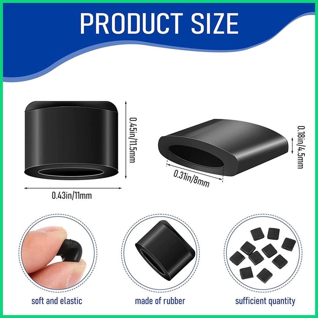 Set 10 Chân Cao Su Chịu Nhiệt Thay Thế Cho Máy Điều Hòa Không Khí jiwvn