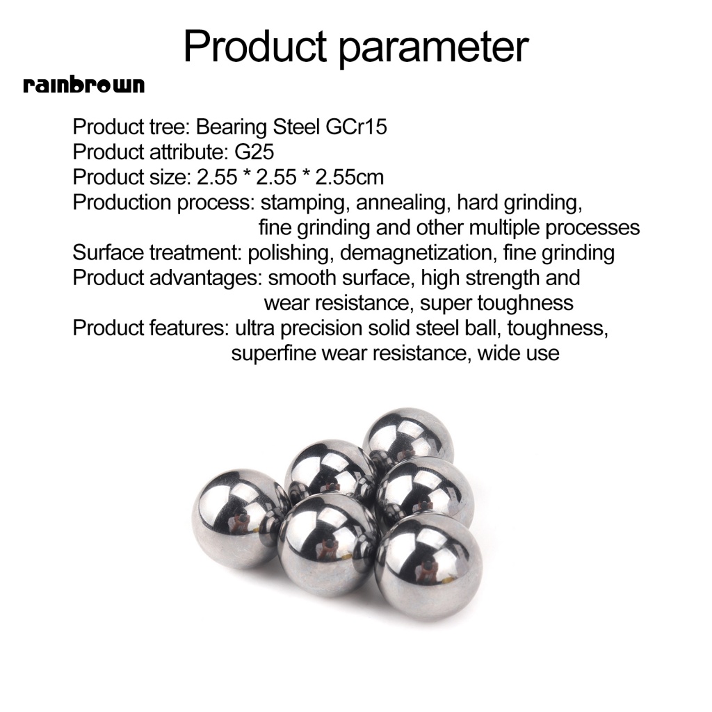 10 Ổ Bi G25 Độ Chính Xác Cao 1 Inch Bằng Thép Cho Xe Hơi