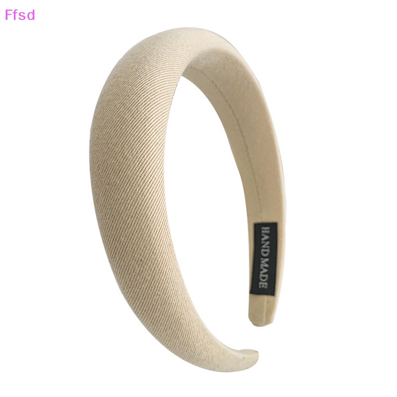 Băng Đô Cài Tóc Bằng Xốp Phối Nhung Dày Dặn Thời Trang Cho Nữ