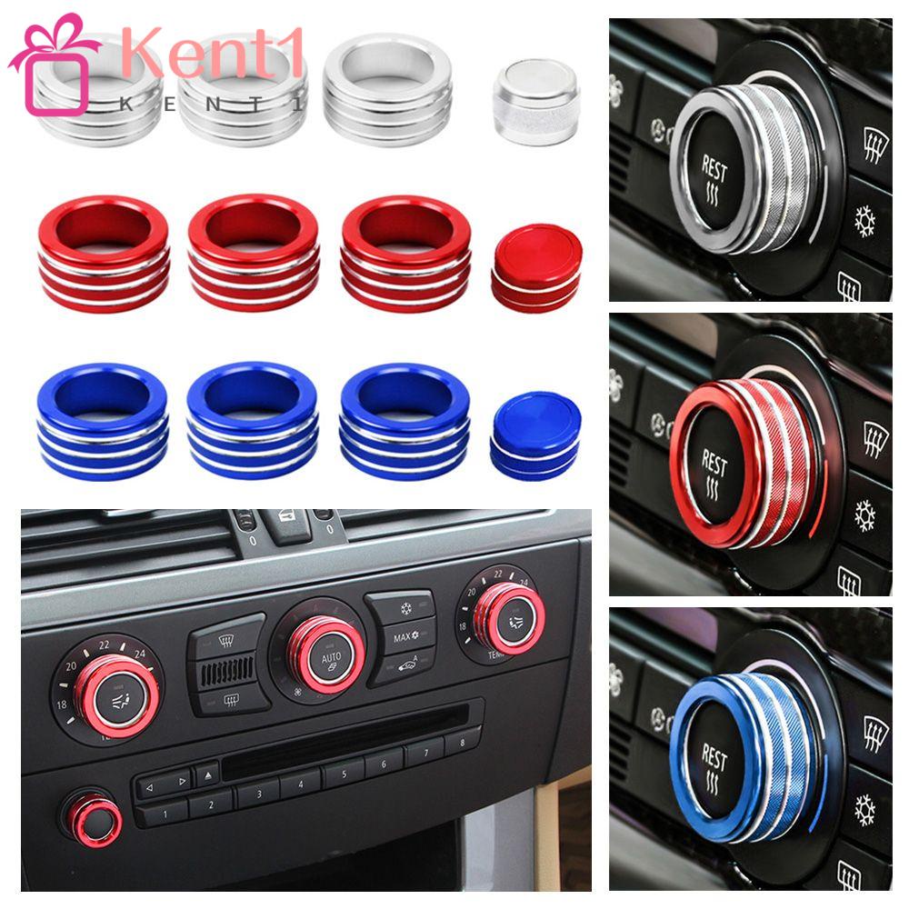 Set 1 4 Nút Điều Chỉnh Âm Lượng Không Phai Dễ Lắp Đặt Trang Trí Cho BMW E60 E61 2004-2007