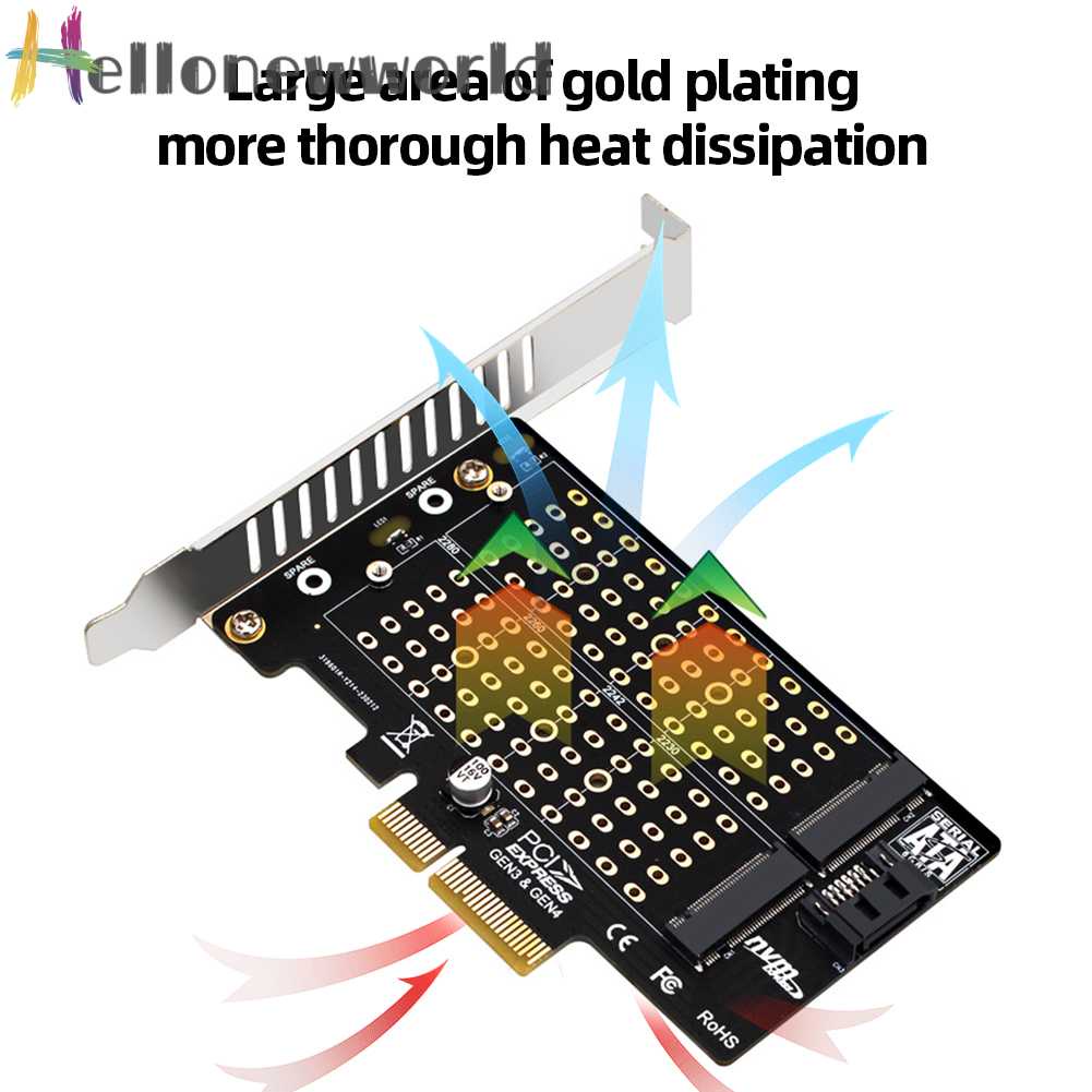 Thẻ Mở Rộng 32Gbps SATA Cho NVMe NGFF M.2