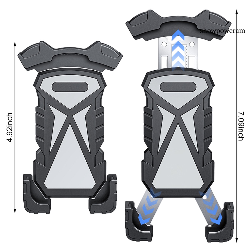 Giá Đỡ Điện Thoại Chống Trượt Chống Sốc Xoay 360 Độ Gắn Xe Máy Xe Hơi