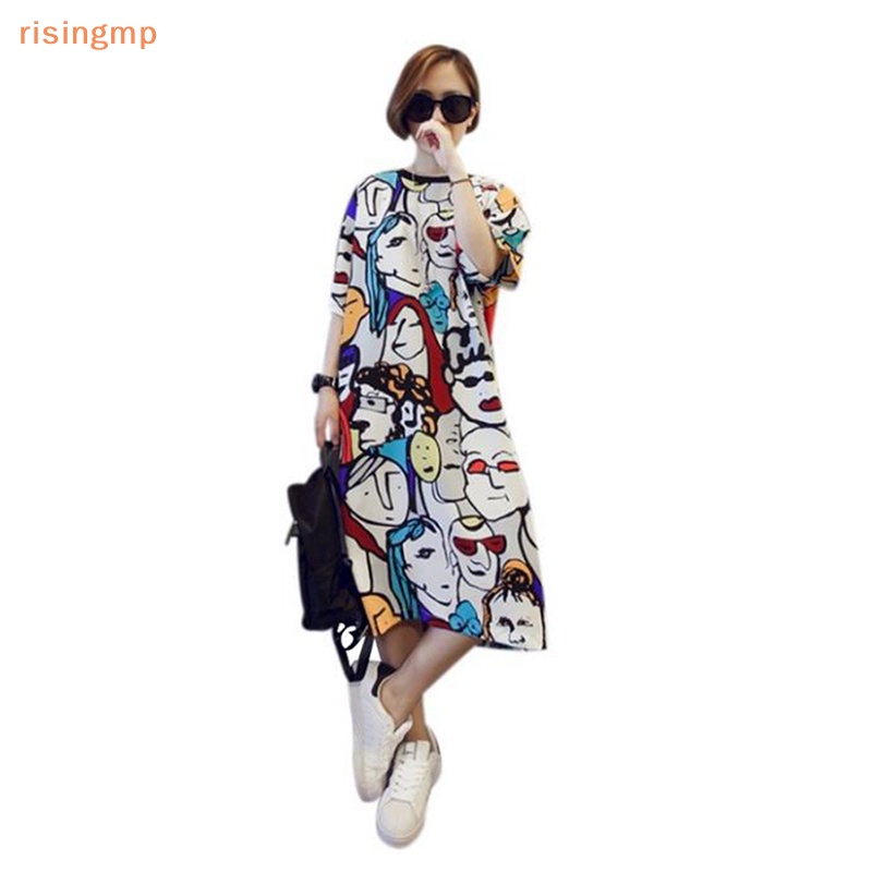 Đầm Ngủ Tay Ngắn Dáng Rộng In Họa Tiết Phong Cách Boho Thời Trang Mùa Hè Cho Nữ