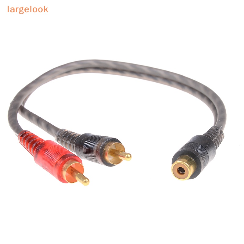 Cáp Chuyển Đổi Âm Thanh Chữ Y Từ 1RCA Cái Sang 2RCA Đực Đầy Tiện Lợi