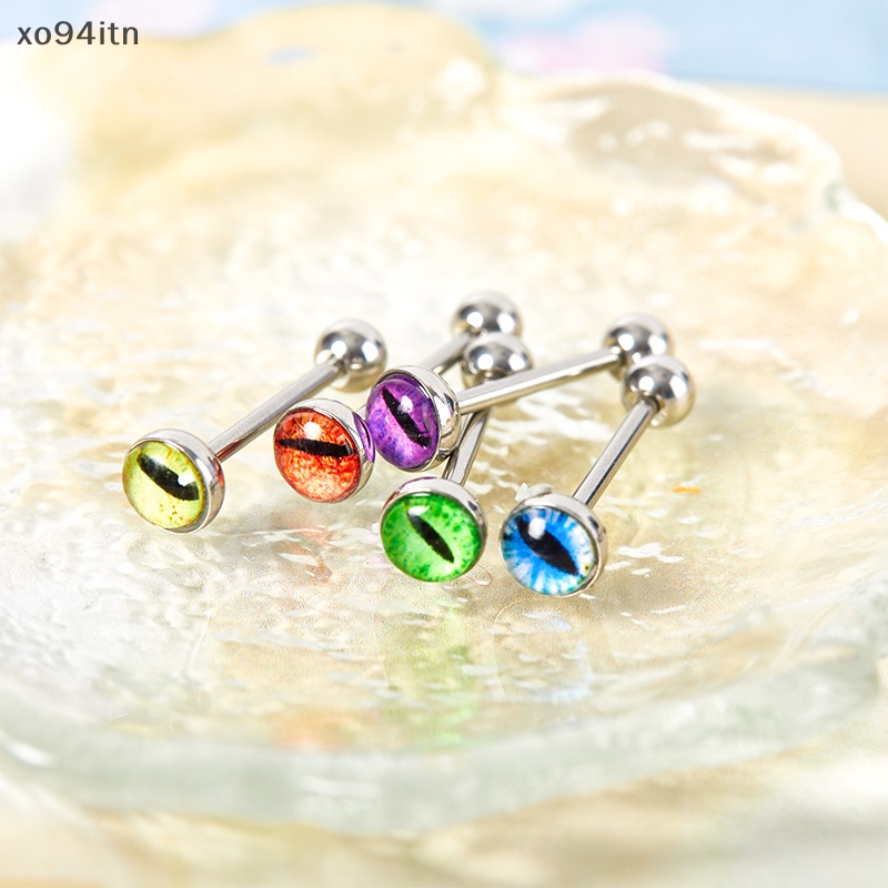 Khuyên Lưỡi Bằng Thép Không Gỉ Nhiều Màu Sắc Gợi Cảm Cho Nữ