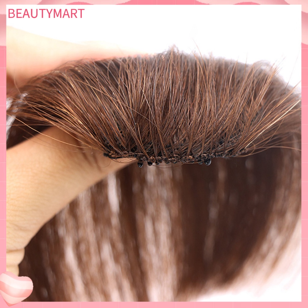 Tóc Giả Mềm Mại Thoáng Khí [beautymart] Sợi Chịu Nhiệt Cao Phía Trước Cho Nữ