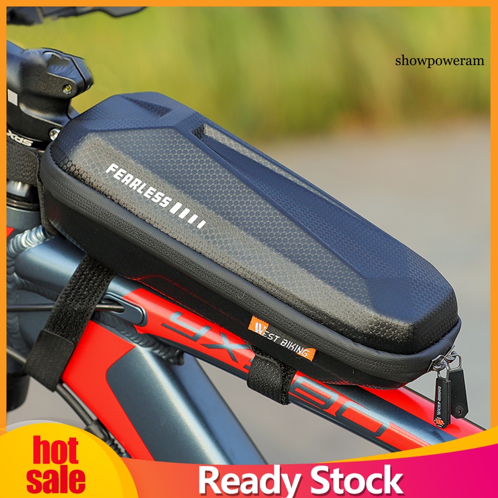 Túi Vỏ Cứng EVA Chống Thấm Nước Dung Tích Lớn 1.5L Gắn Khung Xe Đạp