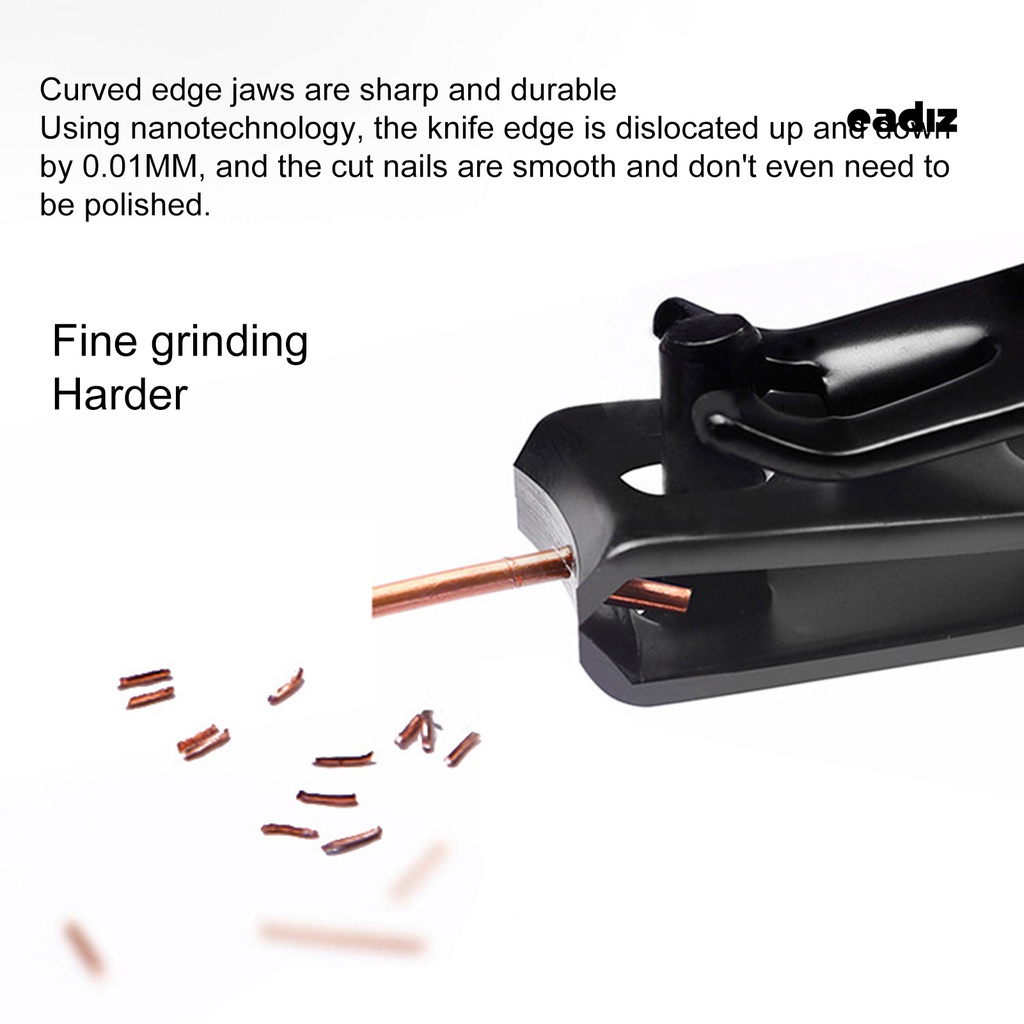 1 Bộ Dụng Cụ Chăm Sóc Móng Tay Móng Chân Không Gỉ Dạng Cong Tiết Kiệm Sức Lao Động Kèm Hộp Đựng Bằng Thép Không Gỉ