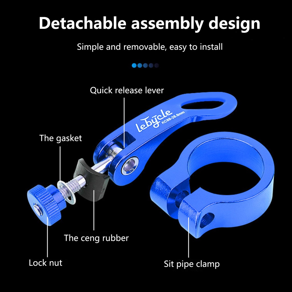 Kẹp Cố Định Yên Xe Đạp Bền Chắc Chống Mòn SP-28.6 / 31.8 / 34.9mm