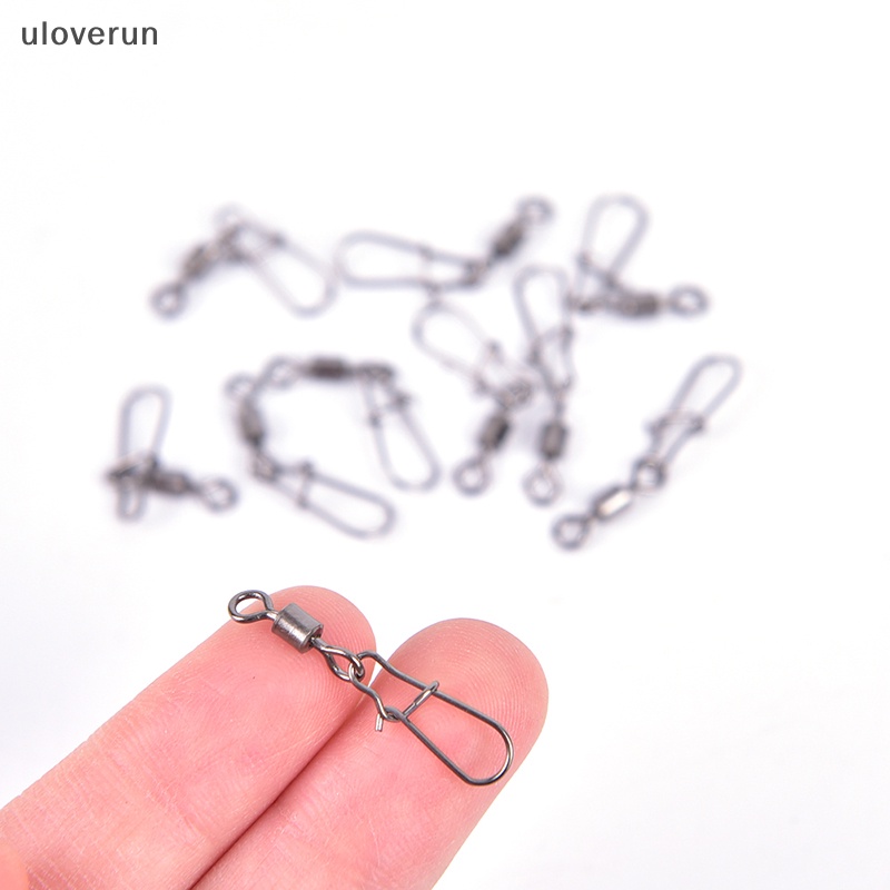 Uloverun Set 10 Móc Câu Cá Có Thể Xoay Được Tiện Lợi vn