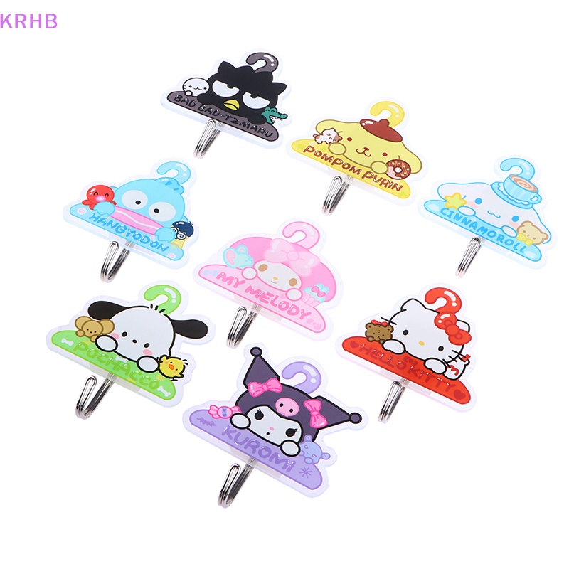 Krhb Nhân Vật Hoạt Hình Kuromi Móc Trong Phòng Tắm Cinnamonroll Pochacco Không Cần Đục Lỗ Mới