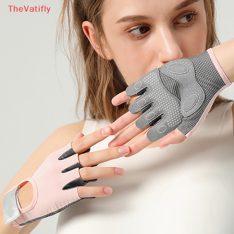 1 Đôi Găng Tay Thể Thao Nửa Ngón Chống Trượt Thoáng Khí