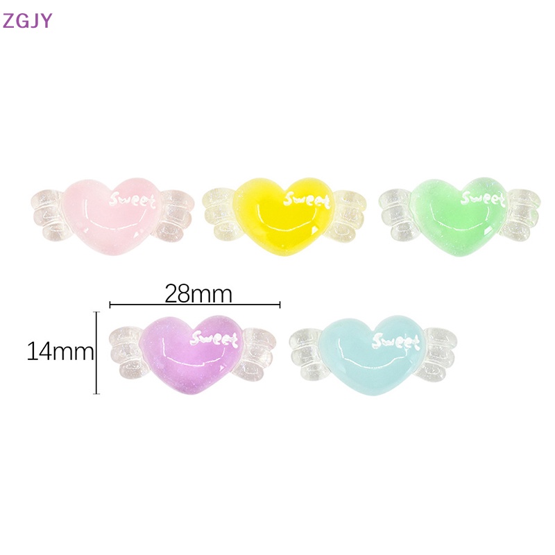 Bộ 5 Tượng Trang Trí Hình Đôi Cánh Dạ Quang Độc Đáo Mới