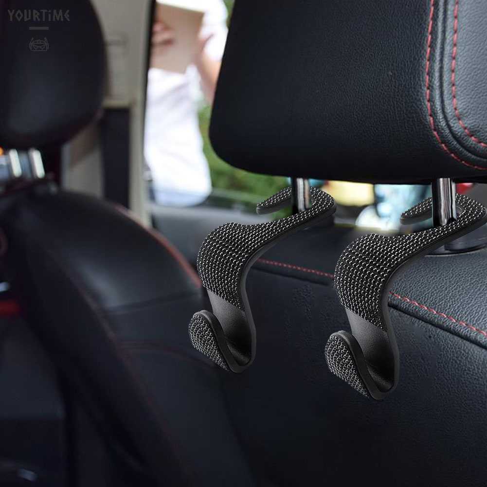 Móc Treo Túi Xách Gắn Sau Ghế Xe Hơi Đính Đá Pha Lê Giá Đỡ