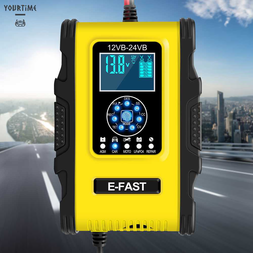 Bộ Sạc Pin Tự Động 7 Cổng 12V 24V Cho Xe Hơi Xe Máy