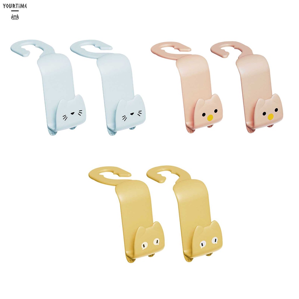 Bộ 2 Móc Treo Đồ Hình Chữ S Gắn Ghế Ngồi Xe Hơi Tiện Dụng