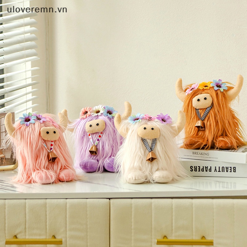 1 Chú Bò Nhồi Bông Mềm Mại Đáng Yêu