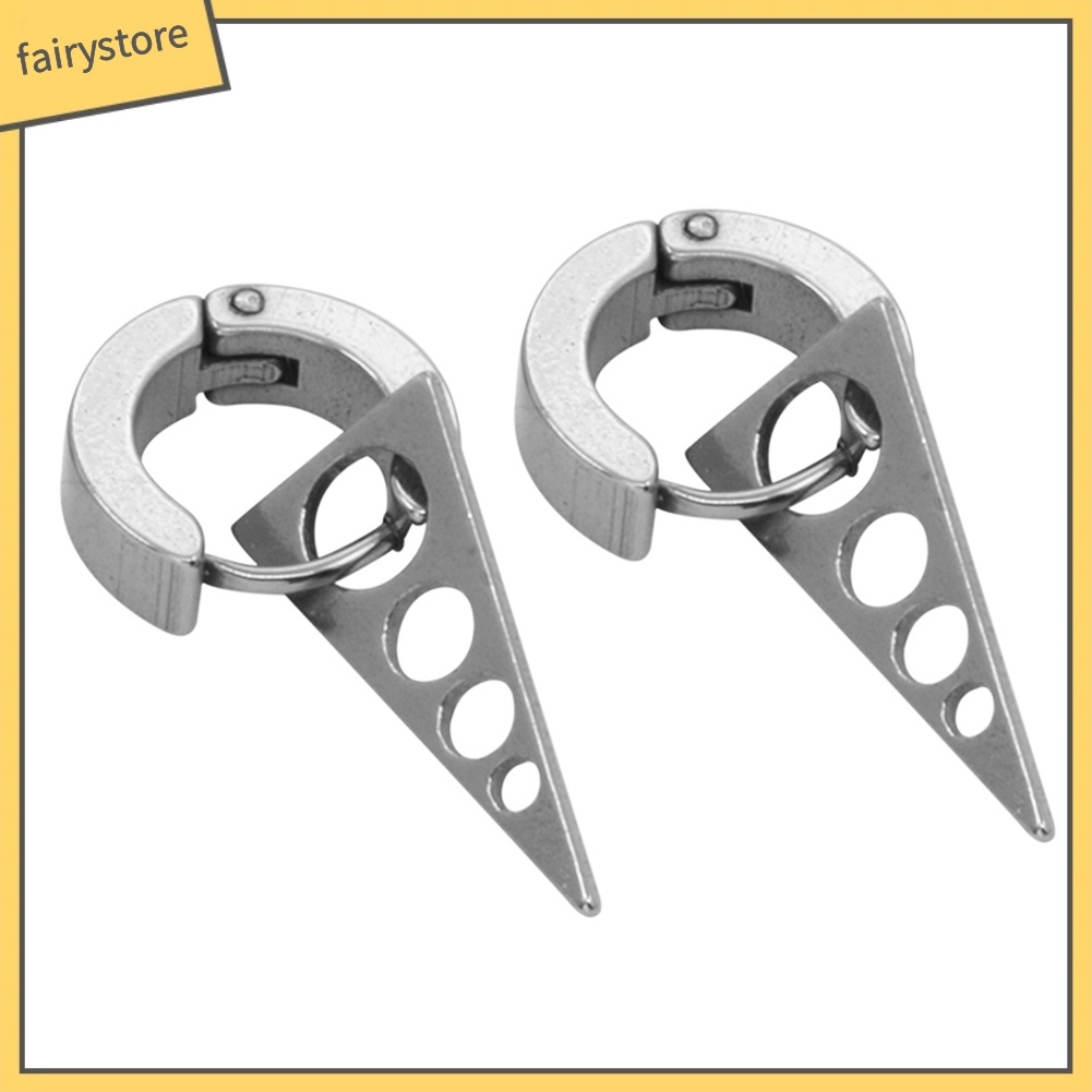 Bông Tai Đinh Tán Bằng Thép Không Gỉ Thời Trang Cá Tính Cho Nam &amp; Nữ