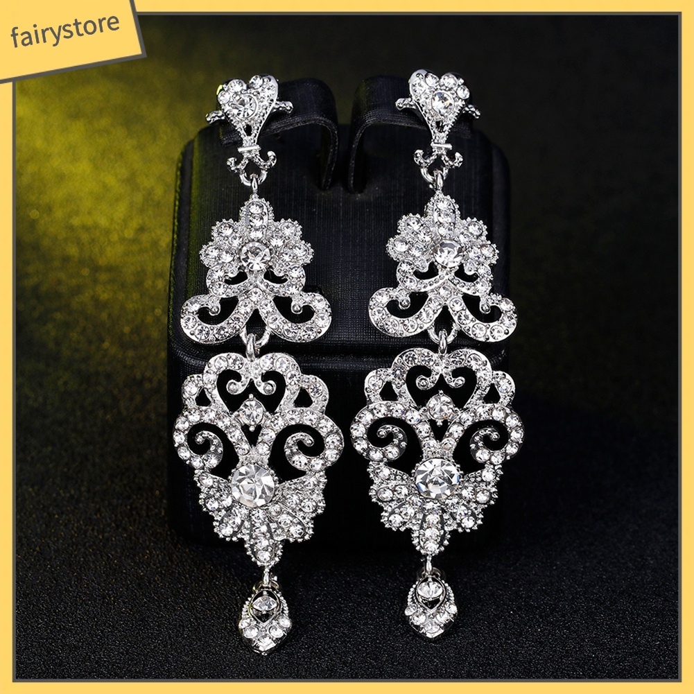 Bông Tai Đính Đá Thời Trang Dành Cho Nữ