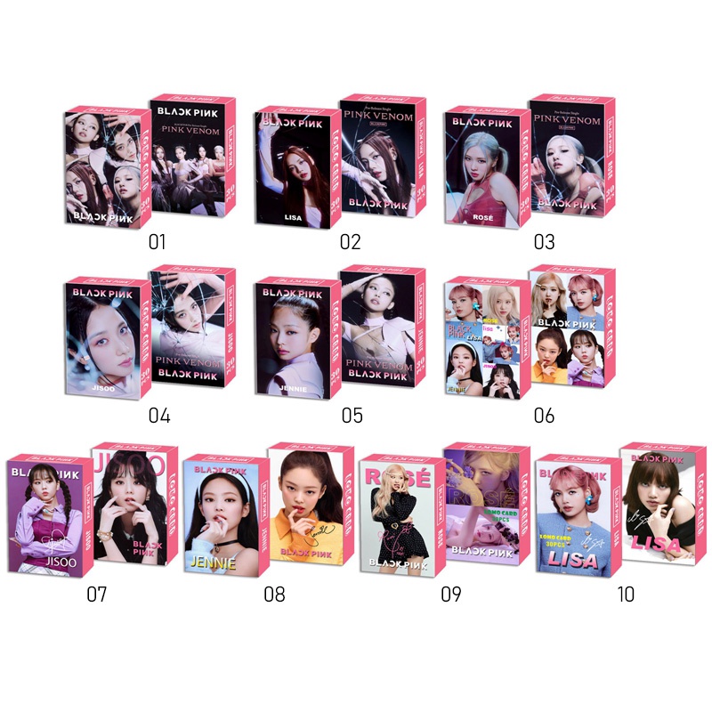 Bộ Thẻ Ảnh LOMO In Hình Nhóm Nhạc BLACKPINK