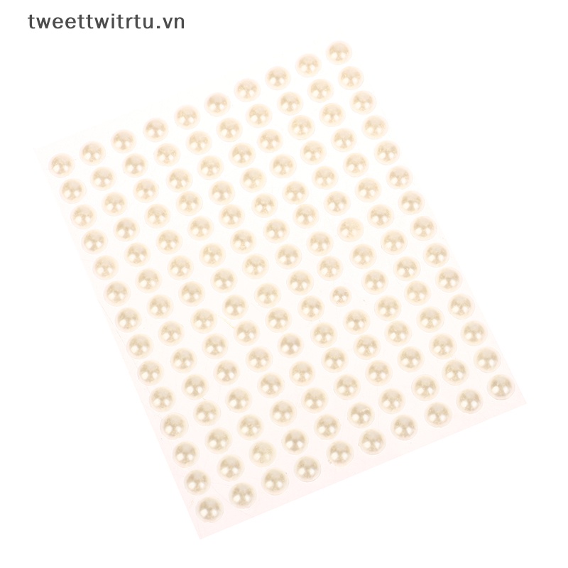 Hạt Ngọc Trai Giả Bằng Acrylic 3 / 4 / 5 / 6mm Dùng Trang Trí Đồ Chơi