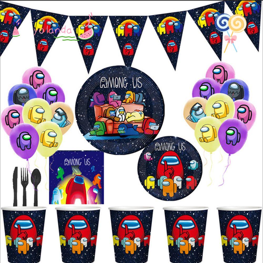 Đĩa Trang Trí Tiệc Sinh Nhật Thú Vị Dùng Một Lần