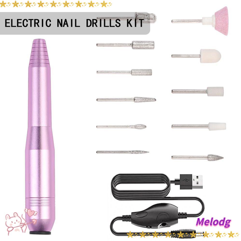 Bộ Dụng Cụ Mài Đánh Bóng Móng Tay Chạy Điện Tiện Dụng