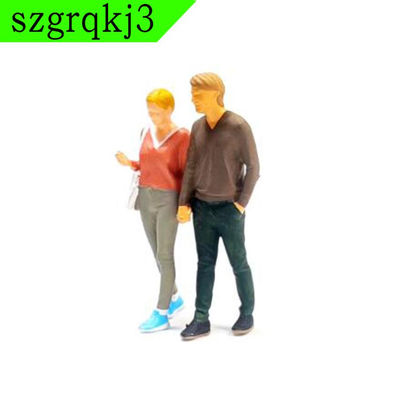 Mô Hình Cặp Đôi Chất Liệu Resin Không Sơn Tỉ Lệ 1 / 64 szgrqkj3 1 / 64