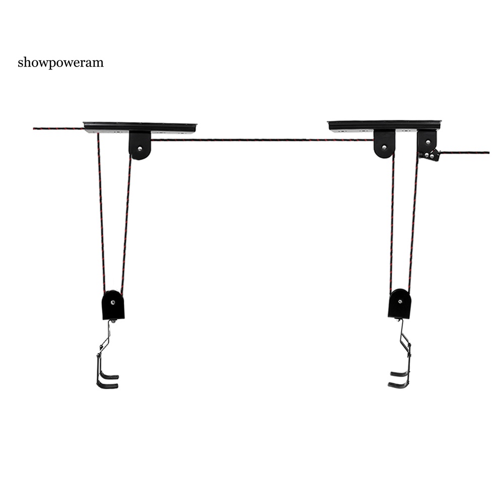 Móc Ròng Rọc Treo Xe Đạp Bằng Kim Loại Tiện Dụng