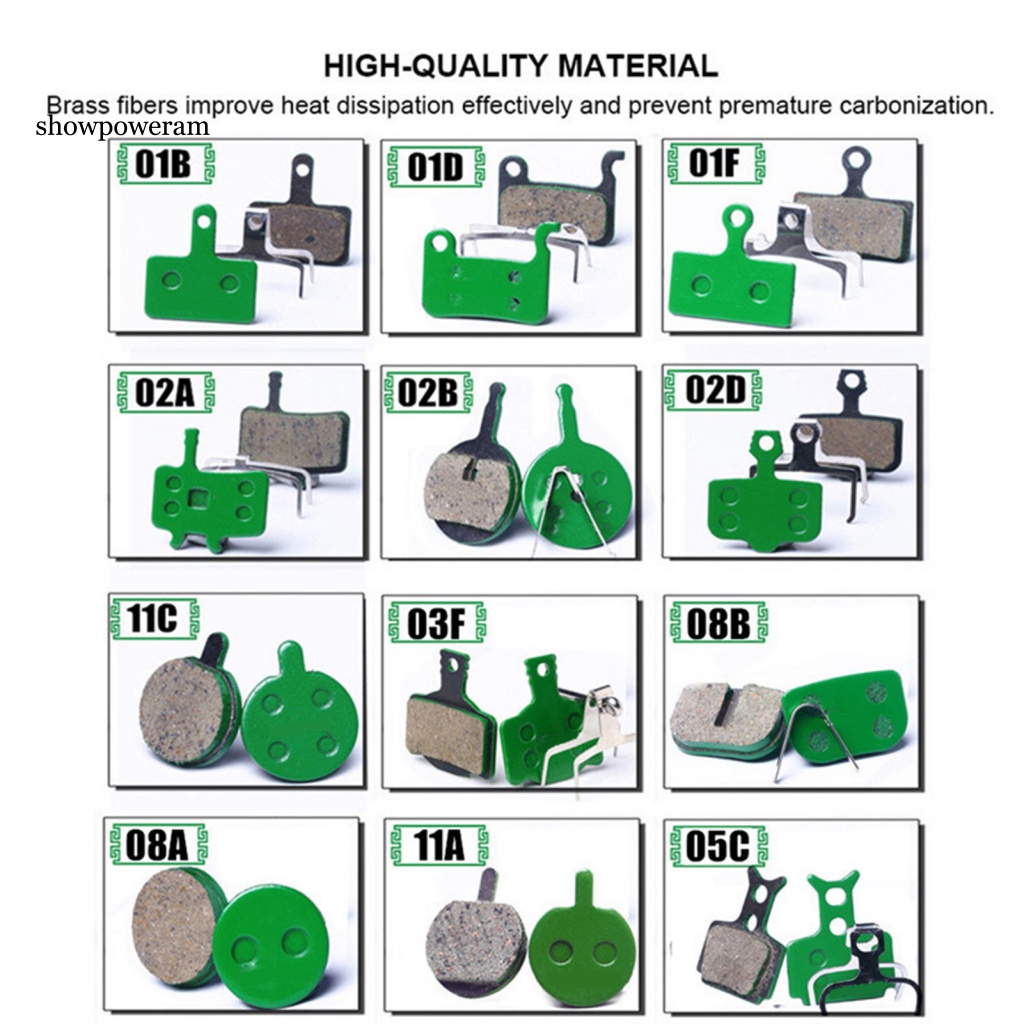 2 Má Phanh Xe Đạp Bằng Sứ Chống Mòn M355 / m446 / BB5