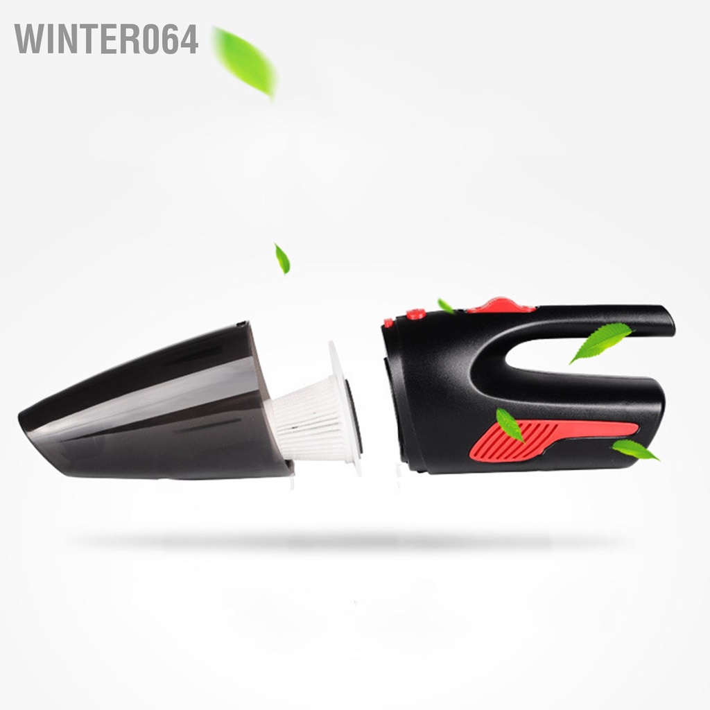 Máy Hút Bụi Cầm Tay Không Dây 120W Có Đèn LED Sử Dụng Khô Ướt Cho Xe Gia Đình Hạt Lỏng Tóc Trầm Tích Winter064