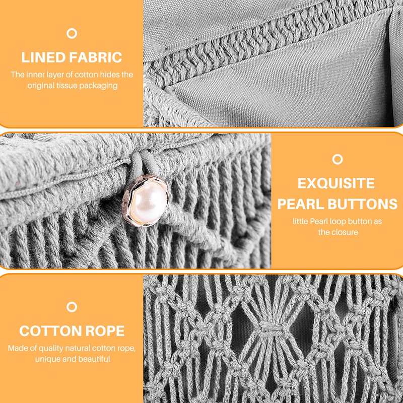 Giá Đỡ Khăn Giấy Hình Vuông Thiết Kế Độc Đáo Trang Trí Nhà Cửa / Văn Phòng