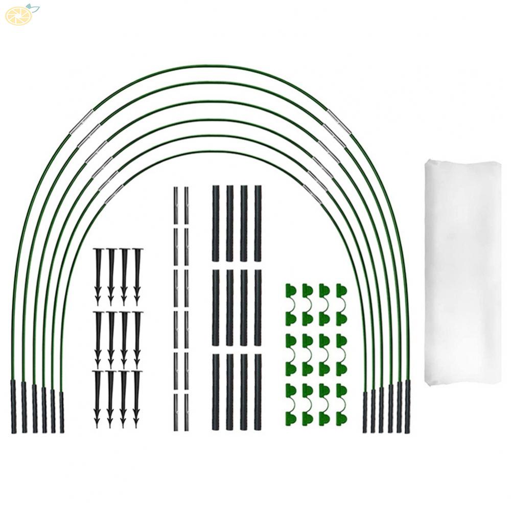 【VARSTR】DIY Plant Support Fiberglass Support Hoops Frame Greenhouse Hoops For Garden